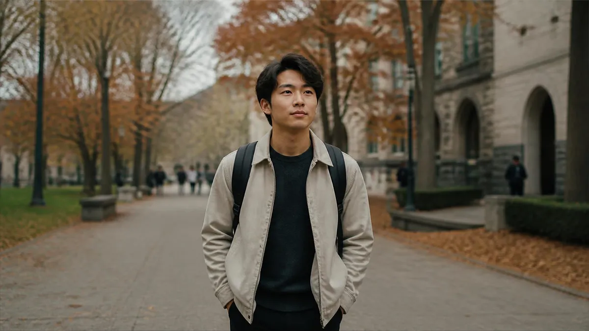 International student arriving in Canada to study
