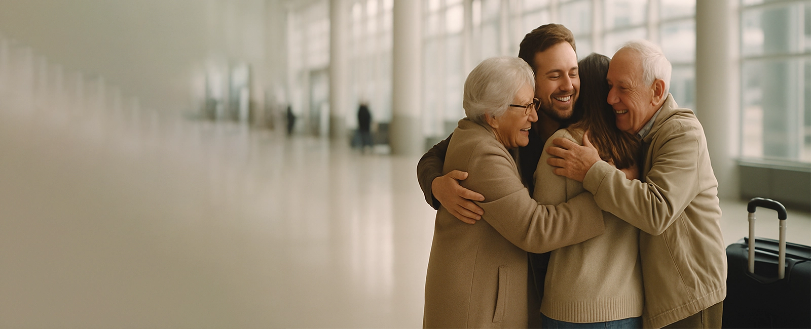 Parents arriving in Canada on a Super Visa with medical insurance in place